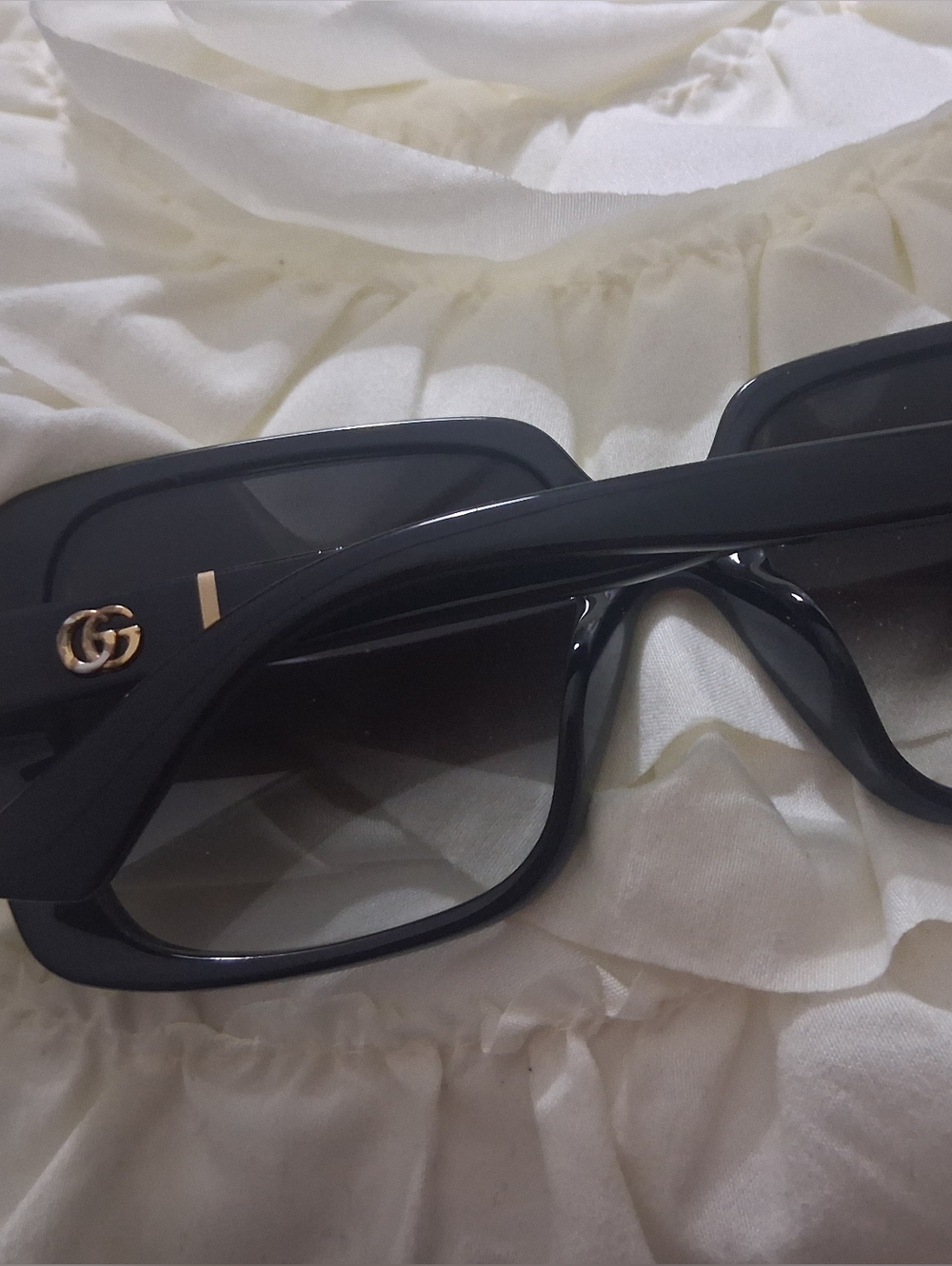 Orinal GUCCI Black Women's Sunglasses LOGO 0632SA 001 56■18-645